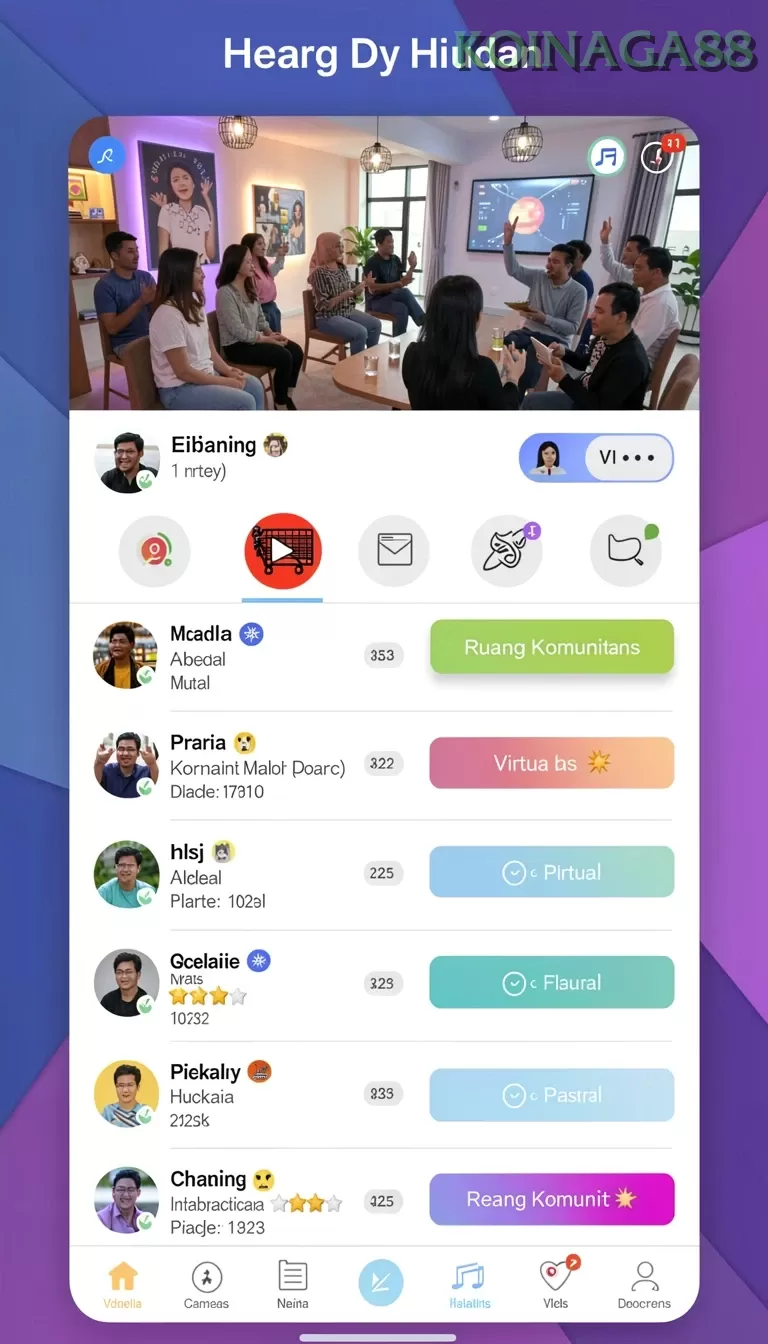 Cuplikan layar JVS88 — pengaturan akun